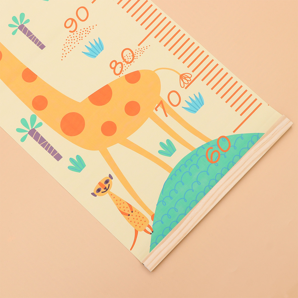 Baby Nursery Design - Nordic Style Baby Height Growth Chart