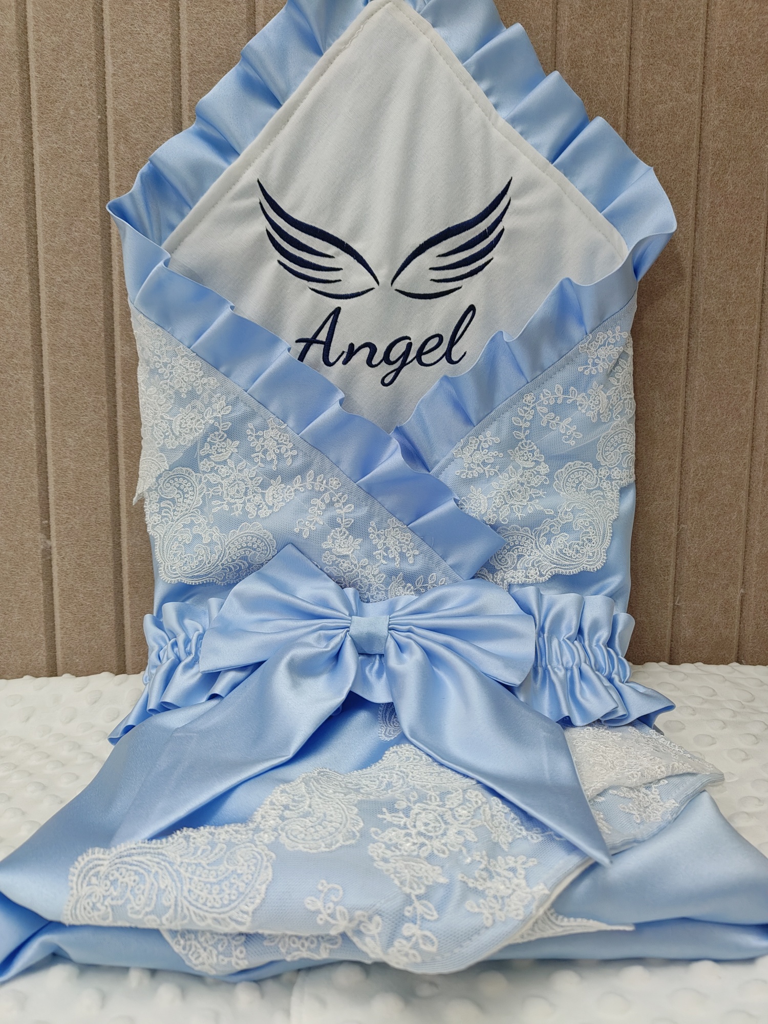 Baby Nursery Fabric - Any Name Baby Swaddle Boys Girls