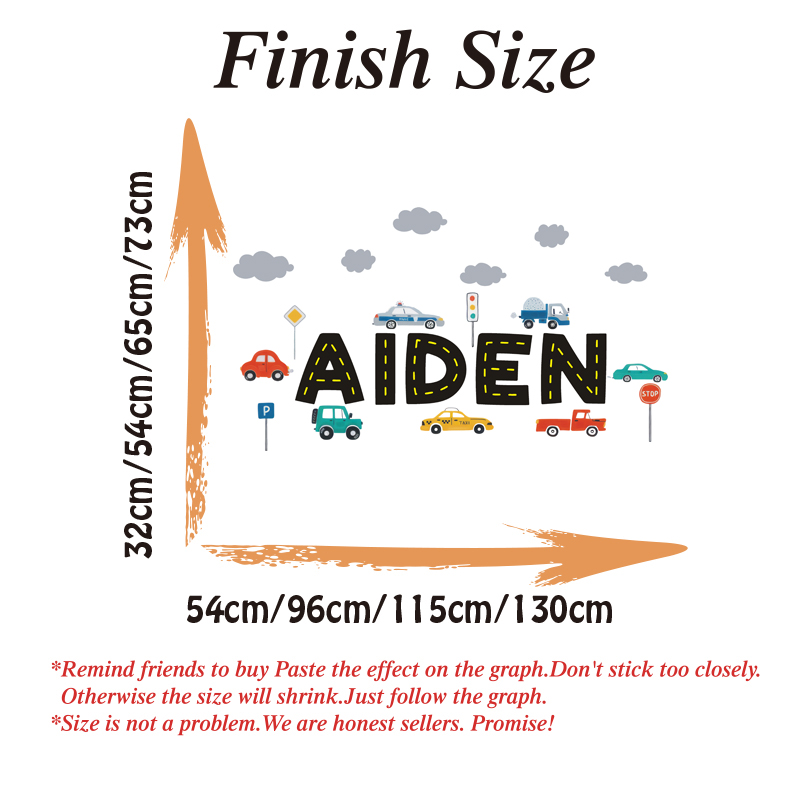 Custom Name Construction Vehic - Baby Nursery Design ulasan dan harga