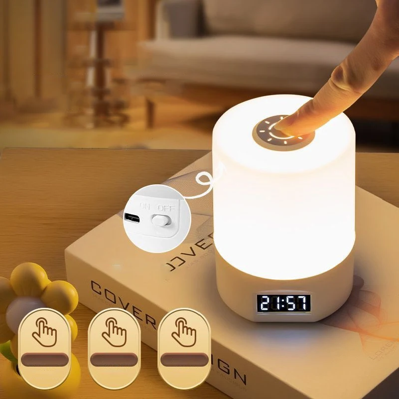 Rechargeable LED Night Light T - Baby Nursery Table Lamp ulasan dan harga