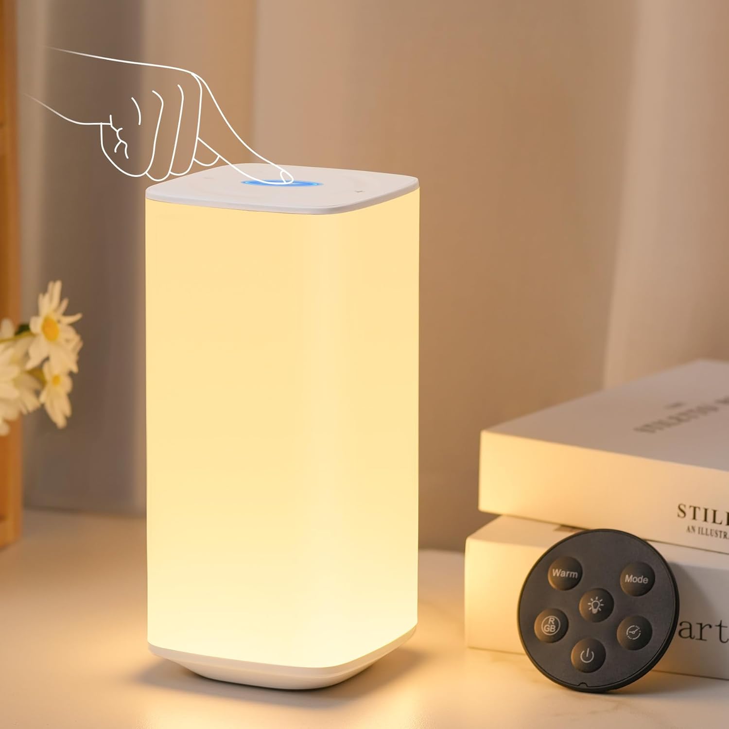 Dimmable Touch Lamp for Bedroo - Baby Nursery Table Lamp ulasan dan harga