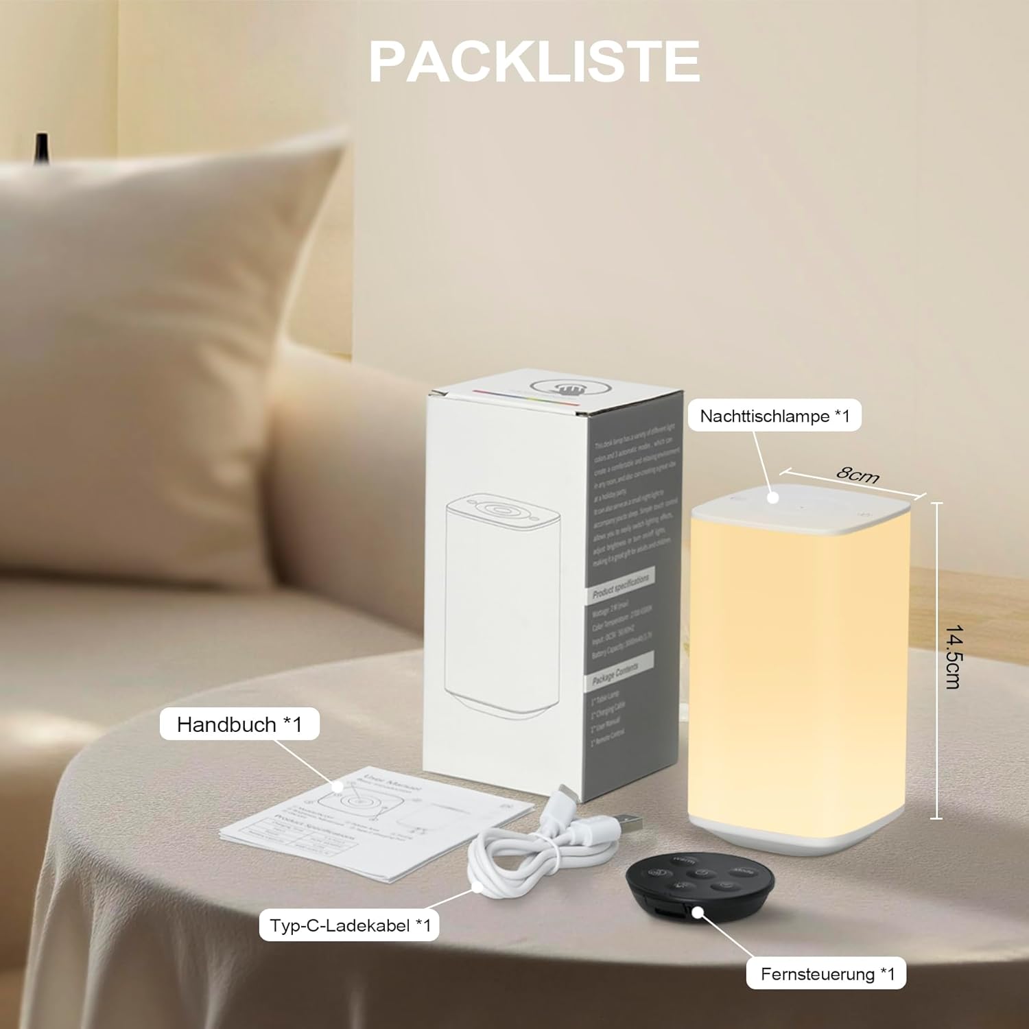 Dimmable Touch Lamp for Bedroo - Baby Nursery Table Lamp ulasan dan harga