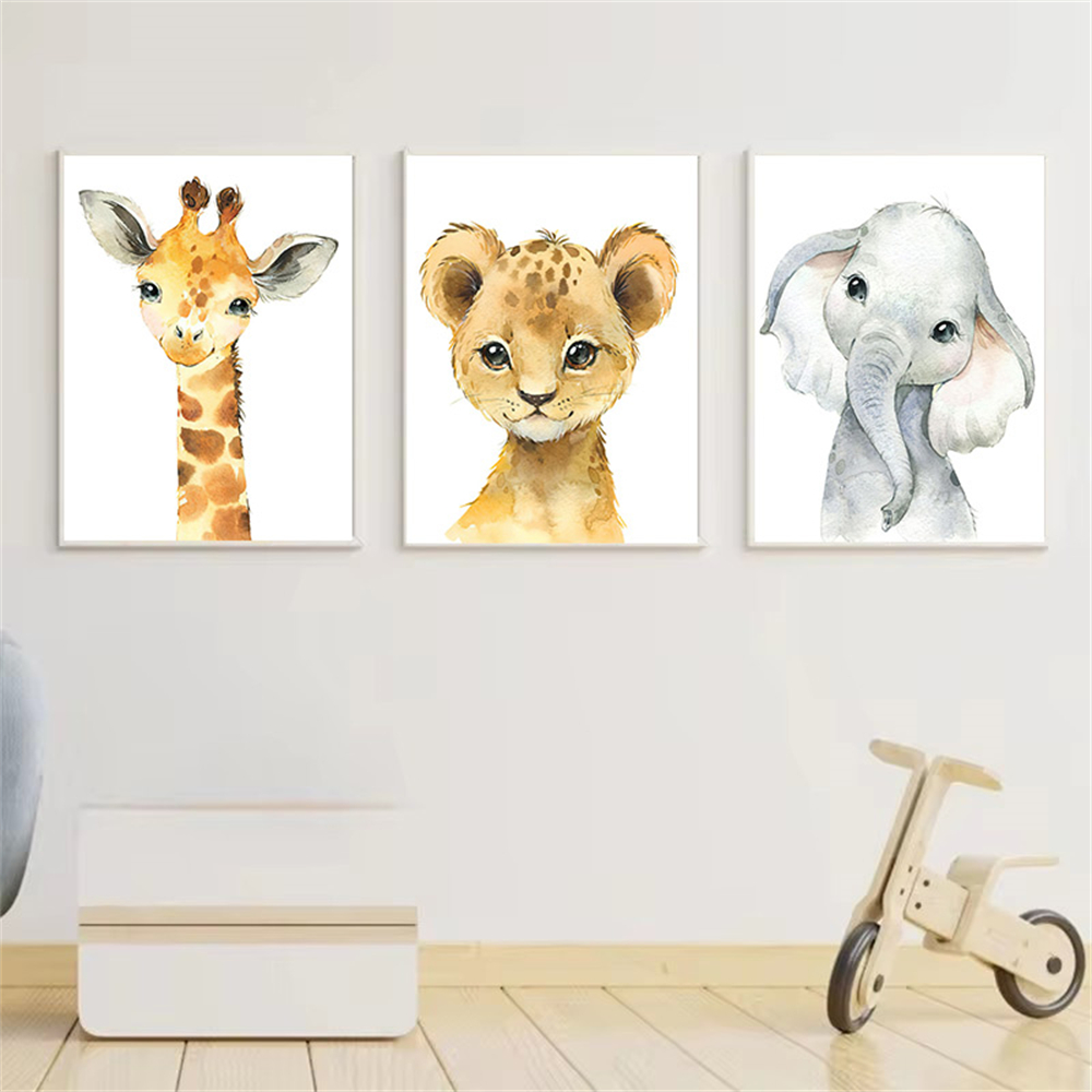 Safari Nursery Decor Set of 3  - Baby Nursery Jungle ulasan dan harga