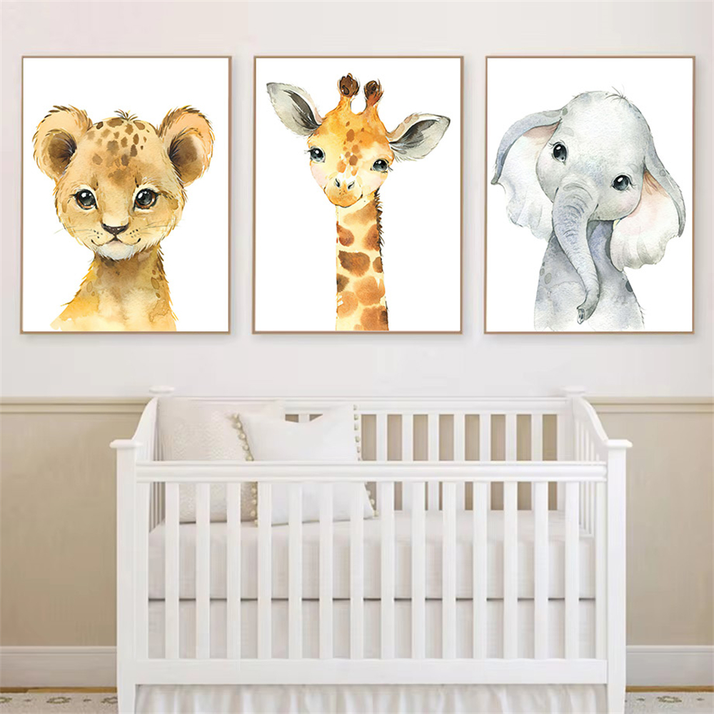 Safari Nursery Decor Set of 3  - Baby Nursery Jungle ulasan dan harga