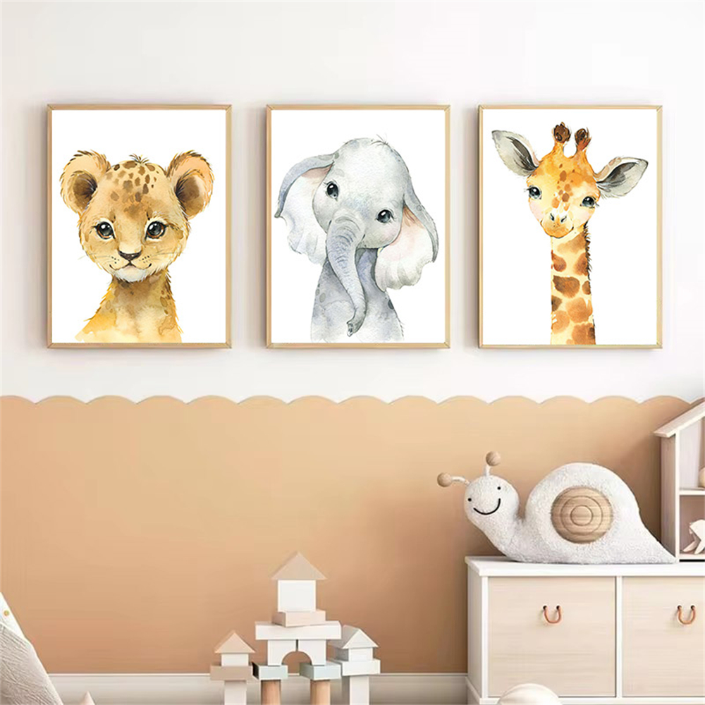 Safari Nursery Decor Set of 3  - Baby Nursery Jungle ulasan dan harga