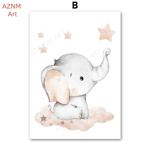 Elephant Balloon Rainbow Moon  - Baby Nursery Design ulasan dan harga
