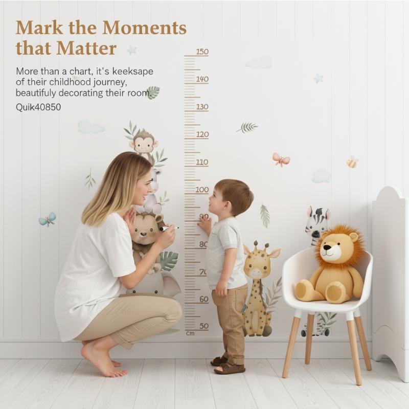 New Children's Growth Chart St - Baby Nursery Jungle ulasan dan harga