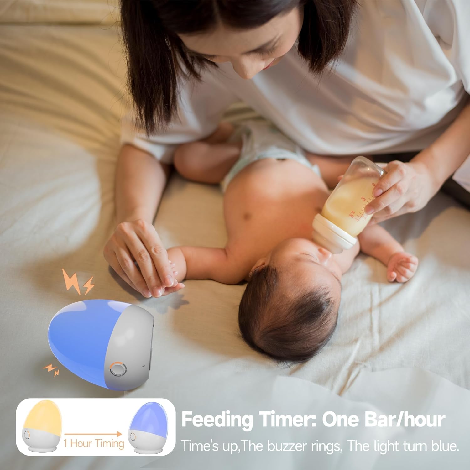 Touch Egg Night Light for Baby - Baby Nursery Egg Light ulasan dan harga