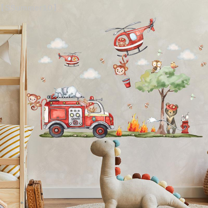【SSummer10】Cartoon Animal Fire - Baby Nursery Design ulasan dan harga