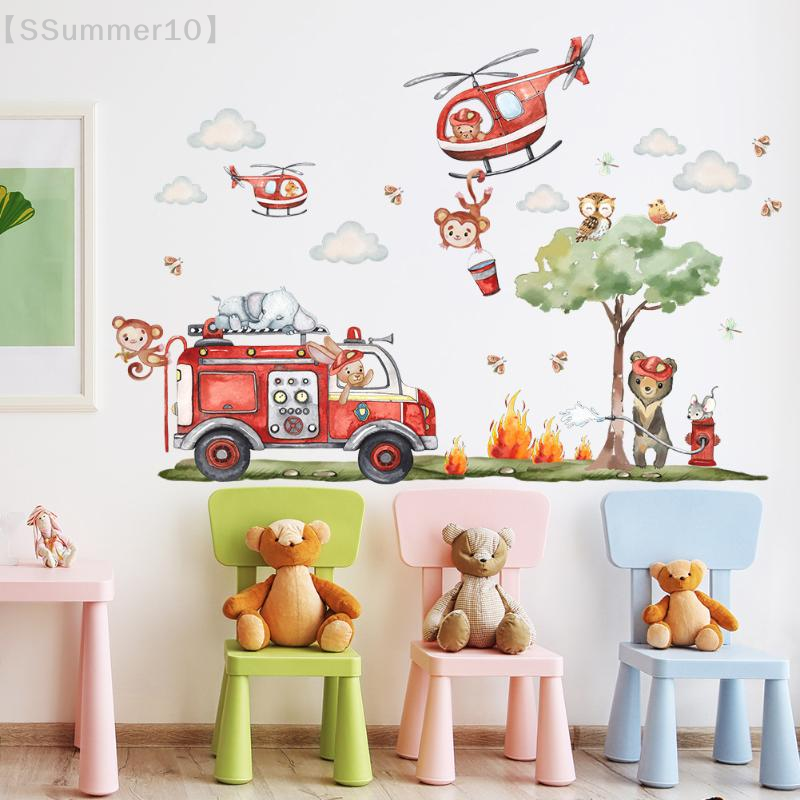 【SSummer10】Cartoon Animal Fire - Baby Nursery Design ulasan dan harga