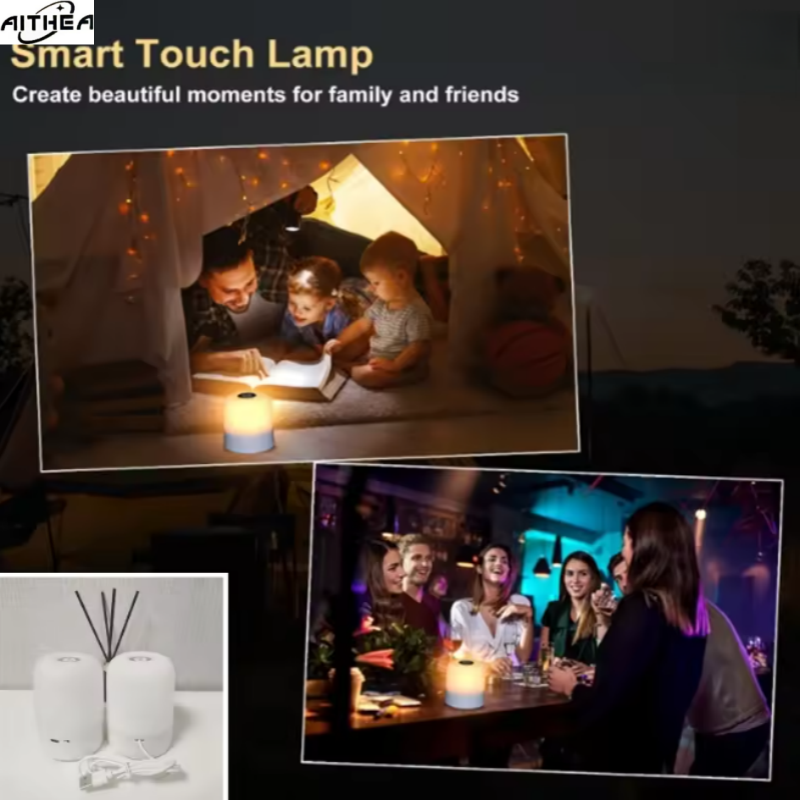 AITHEA 3 Color Led Night Light - Baby Nursery Table Lamp ulasan dan harga