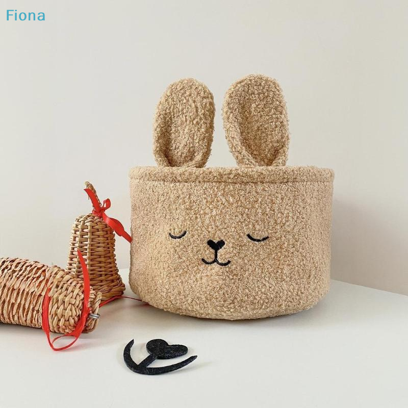 ✔Cute Bunny Plush Storage Bask - Baby Nursery Uniform ulasan dan harga
