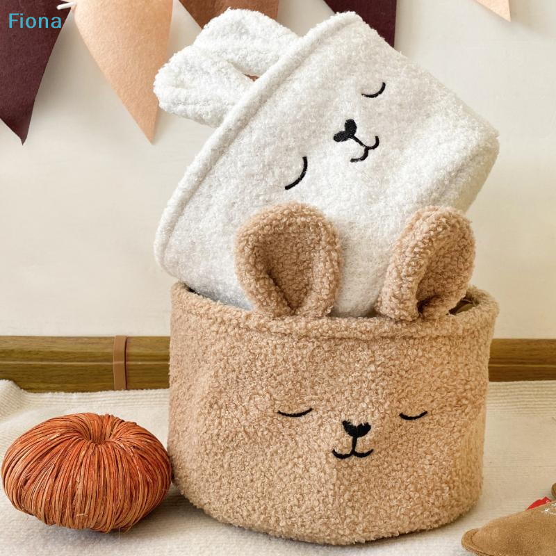 ✔Cute Bunny Plush Storage Bask - Baby Nursery Uniform ulasan dan harga