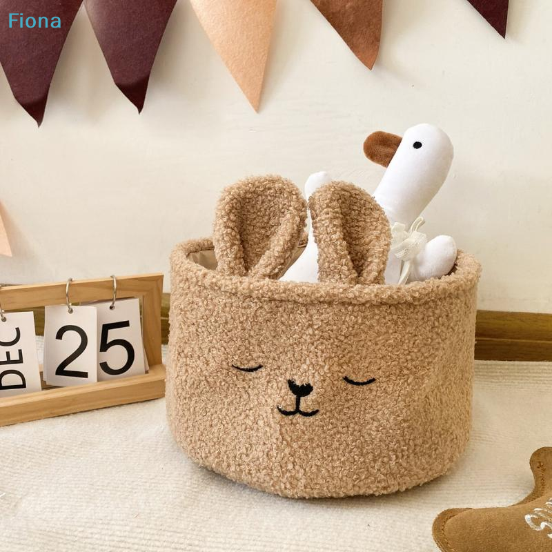 ✔Cute Bunny Plush Storage Bask - Baby Nursery Uniform ulasan dan harga