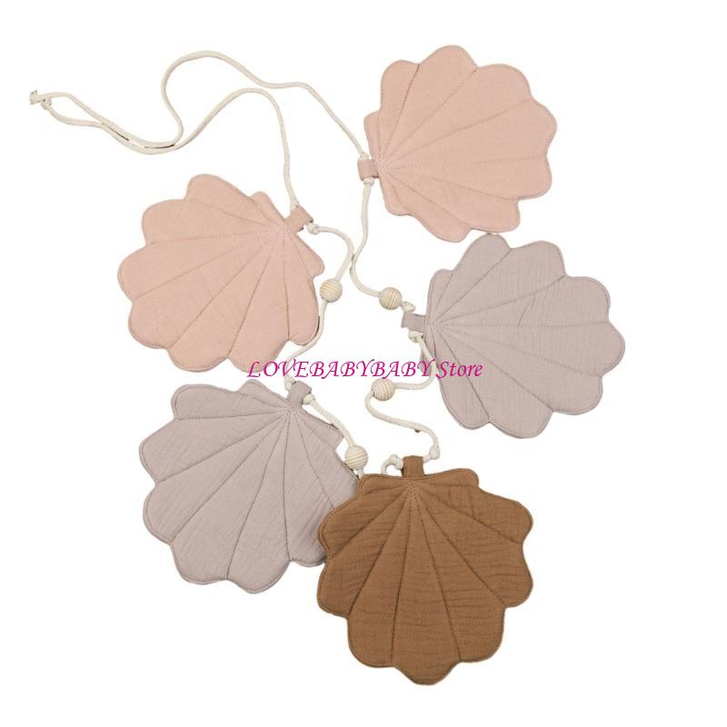 Seashells Bunting Banners Cott - Baby Nursery Bunting ulasan dan harga