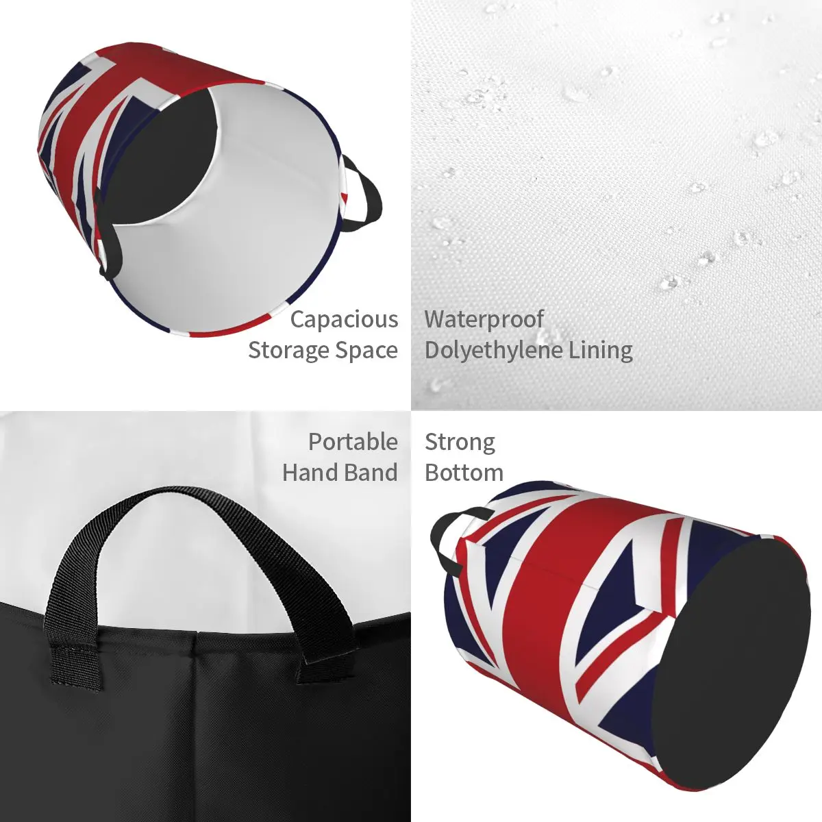 Union Jack Flag Of The UK Laun - Baby Nursery Laundry Basket ulasan dan harga