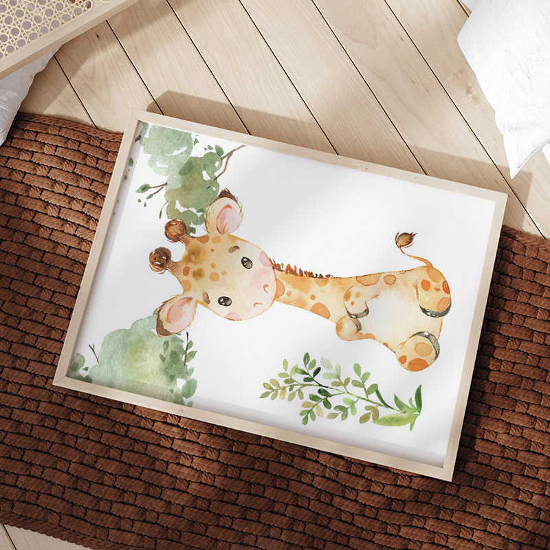 Lion Elephant Giraffe Monkey Z - Baby Nursery Jungle ulasan dan harga