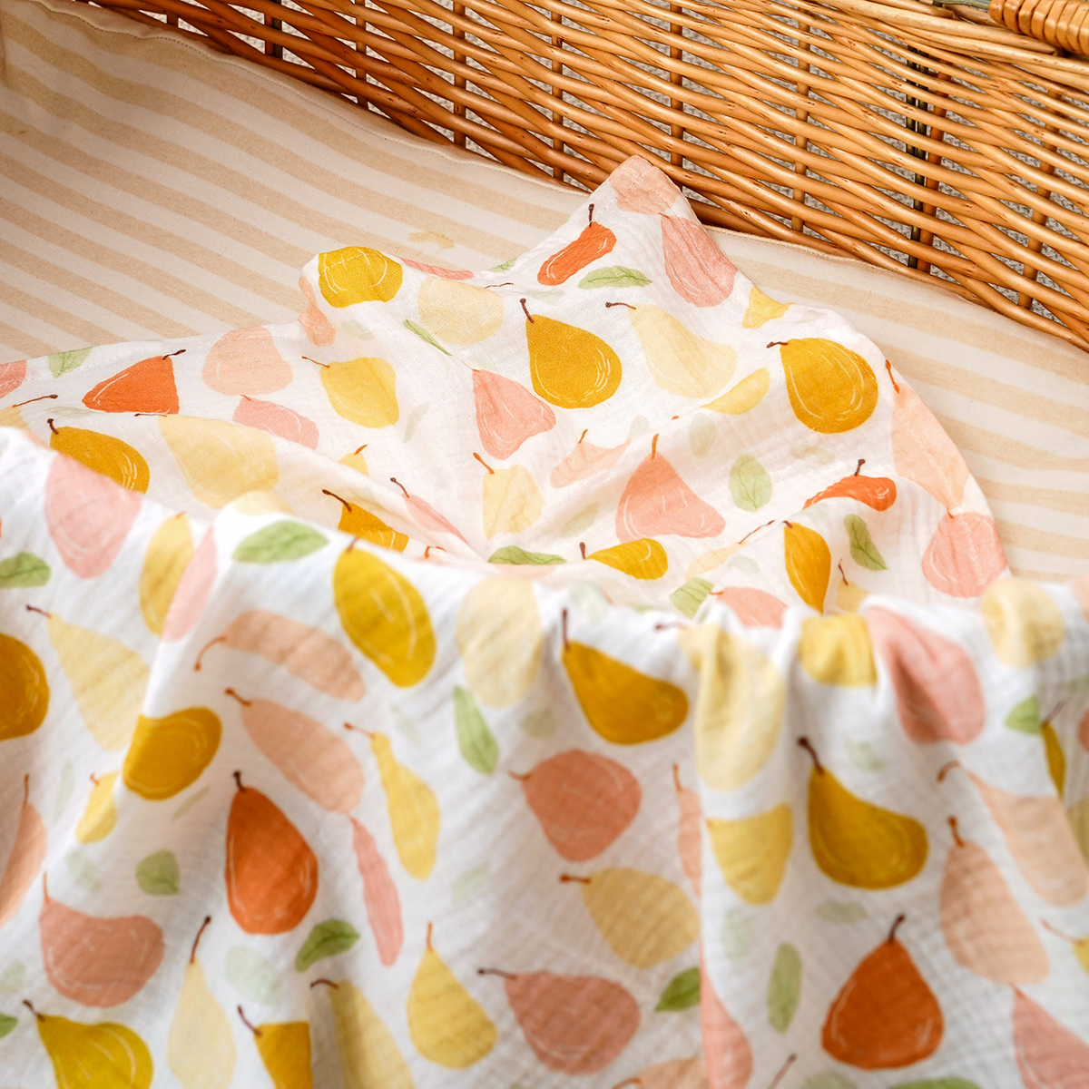 100%Cotton Crepe Blanket Newbo - Swaddle Blanket Muslin ulasan dan harga