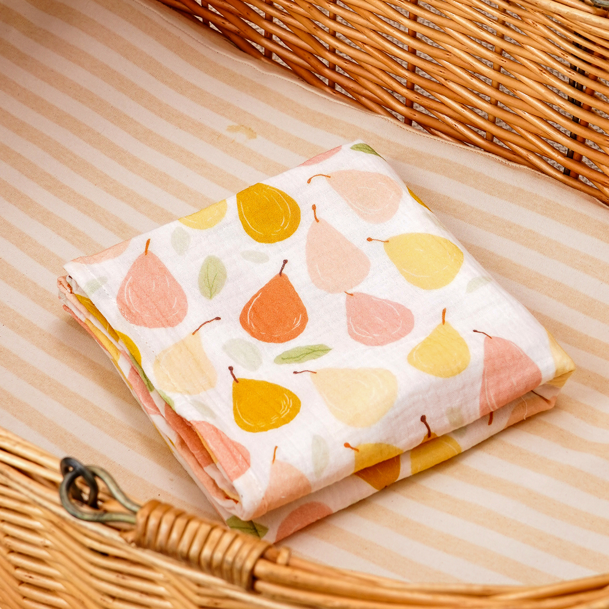 100%Cotton Crepe Blanket Newbo - Swaddle Blanket Muslin ulasan dan harga