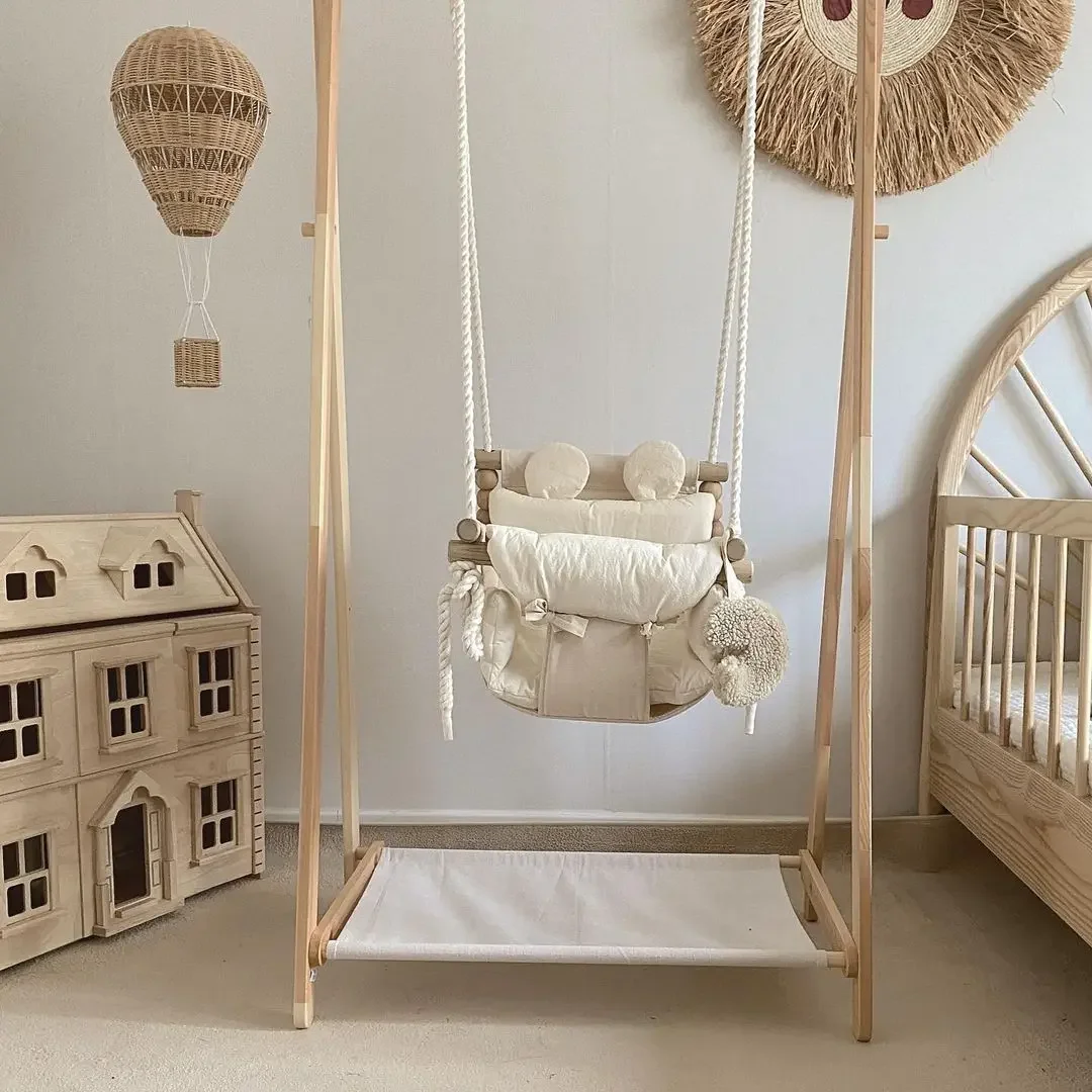 Baby Indoor Hanging Swing Infa - Baby Nursery Fabric ulasan dan harga