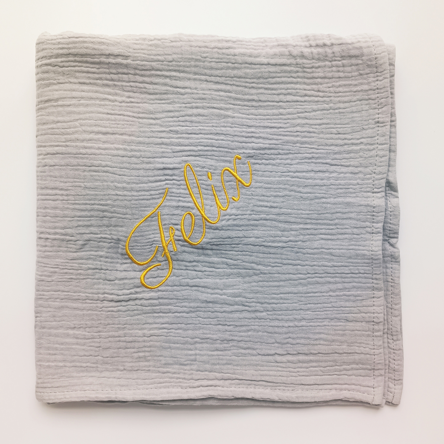 Personalized Name Embroidered  - Swaddle Blanket Muslin ulasan dan harga