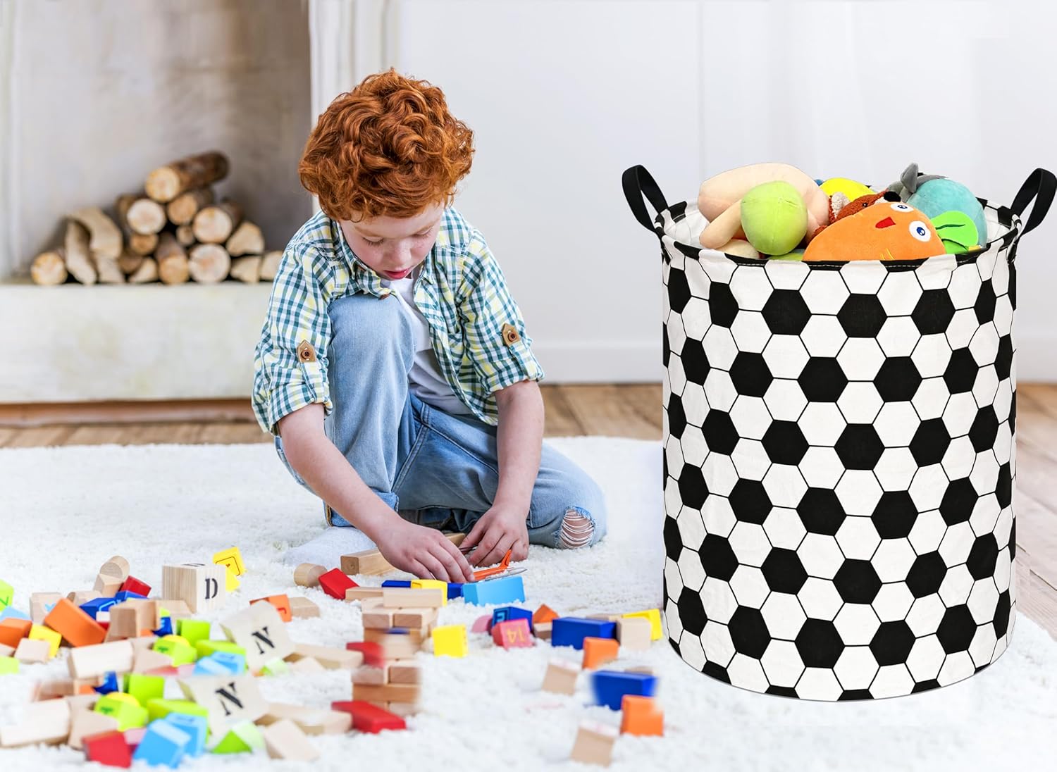Round Kids Laundry Gift Basket - Baby Nursery Laundry Basket ulasan dan harga