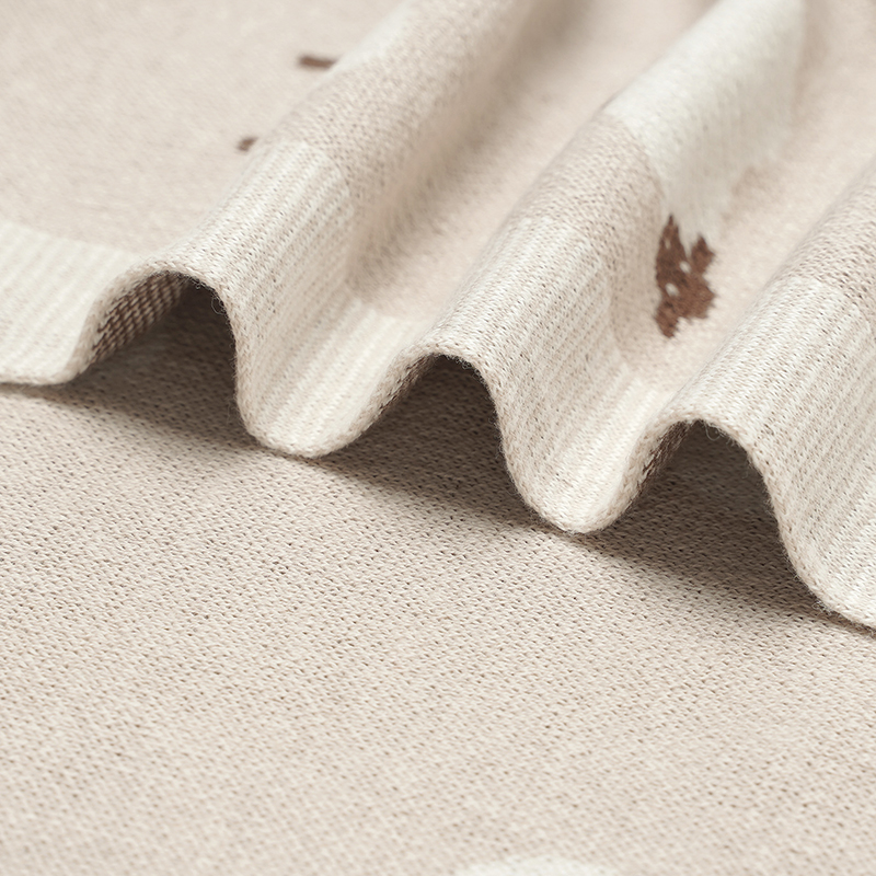 Cute Sheep Print Muslin Newbor - Swaddle Blanket Muslin ulasan dan harga