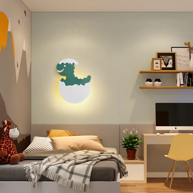 Cute Dinosaur Egg Wall Lamp, C - Baby Nursery Egg Light ulasan dan harga