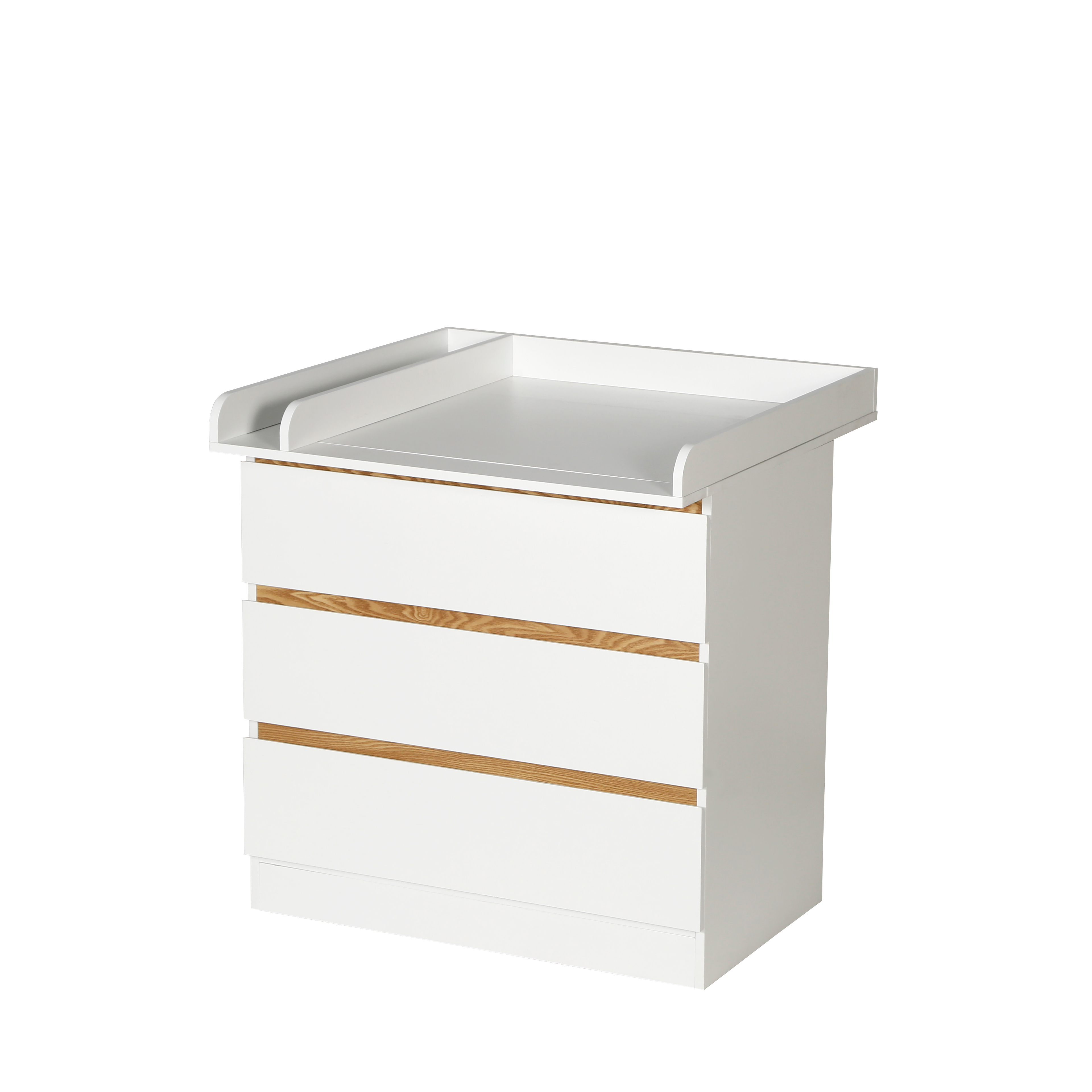 3 chest of drawers (white) wit - Baby Nursery Dresser Changing Table ulasan dan harga