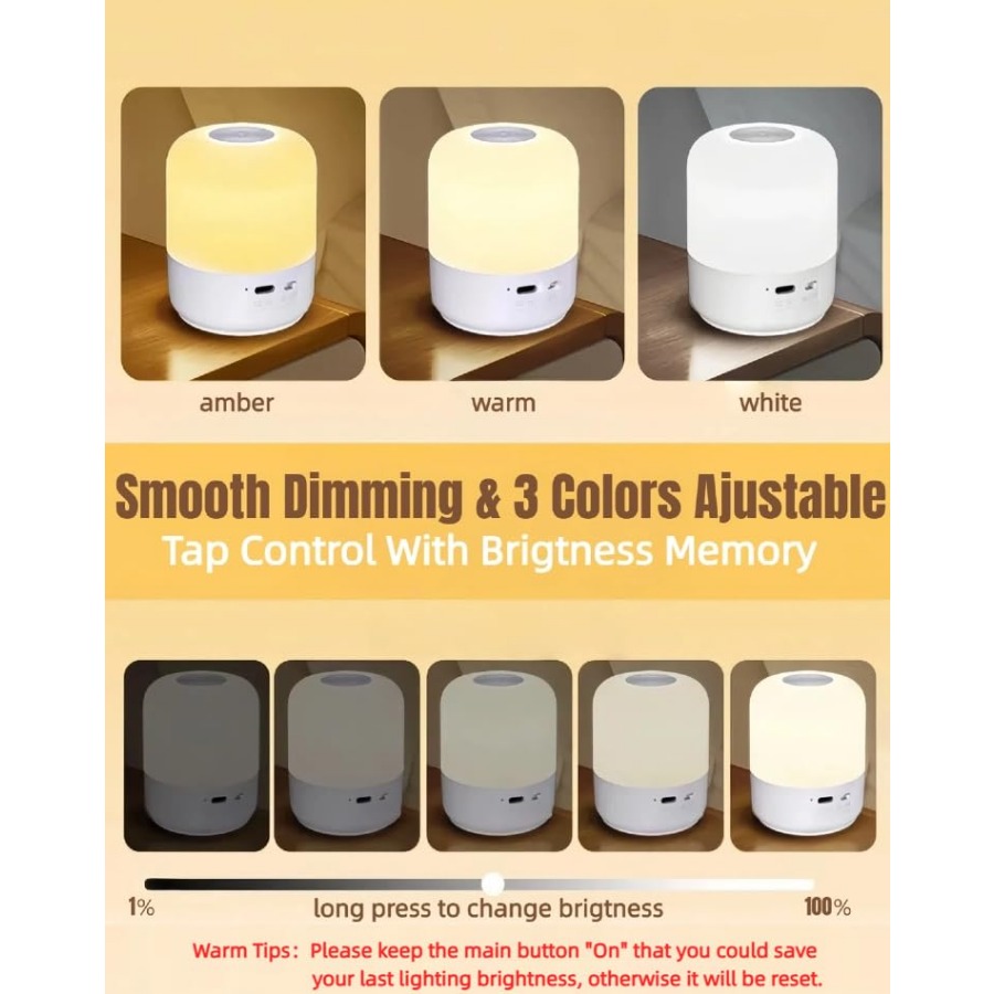 Portable Baby Night Light, 3 C - Baby Nursery Egg Light ulasan dan harga
