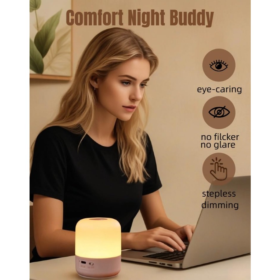Portable Baby Night Light, 3 C - Baby Nursery Egg Light ulasan dan harga