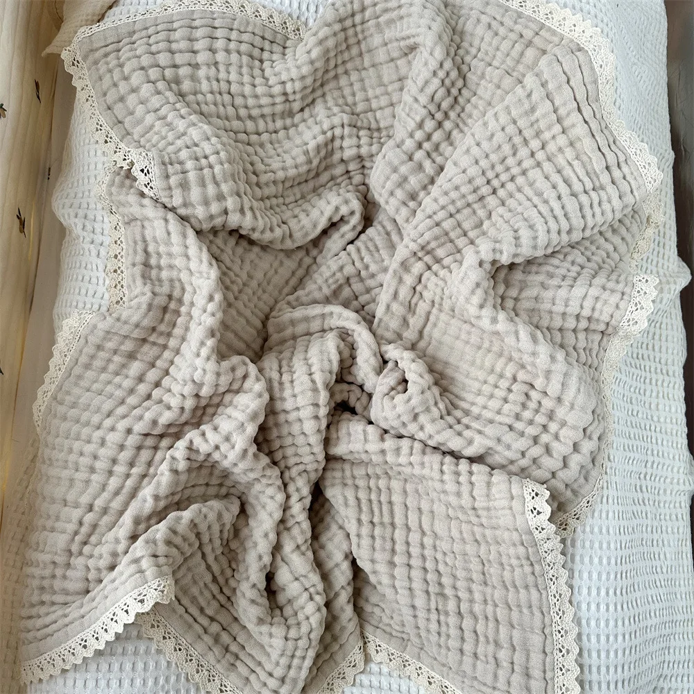 Baby Blanket Newborn 6 Layers  - Swaddle Blanket Muslin ulasan dan harga