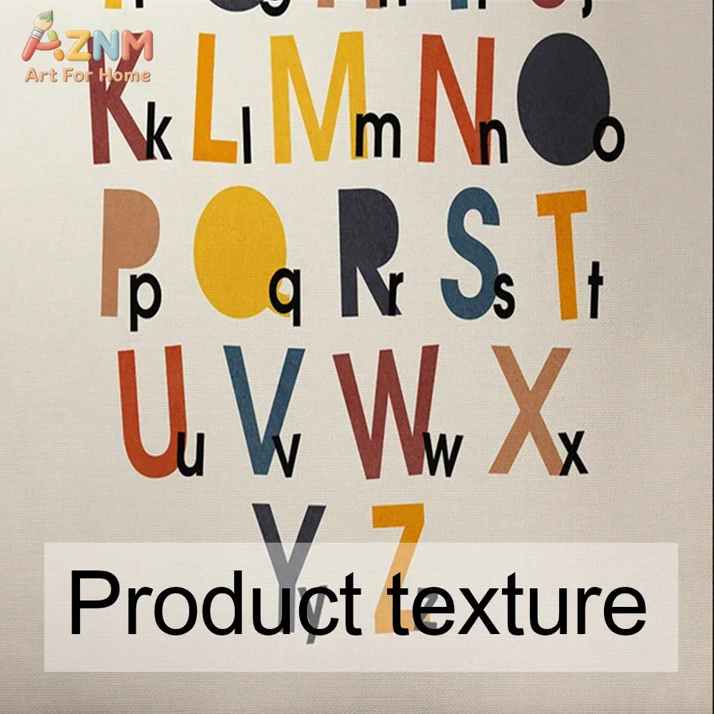 Rainbow Alphabet Poster Educat - Baby Nursery Design ulasan dan harga