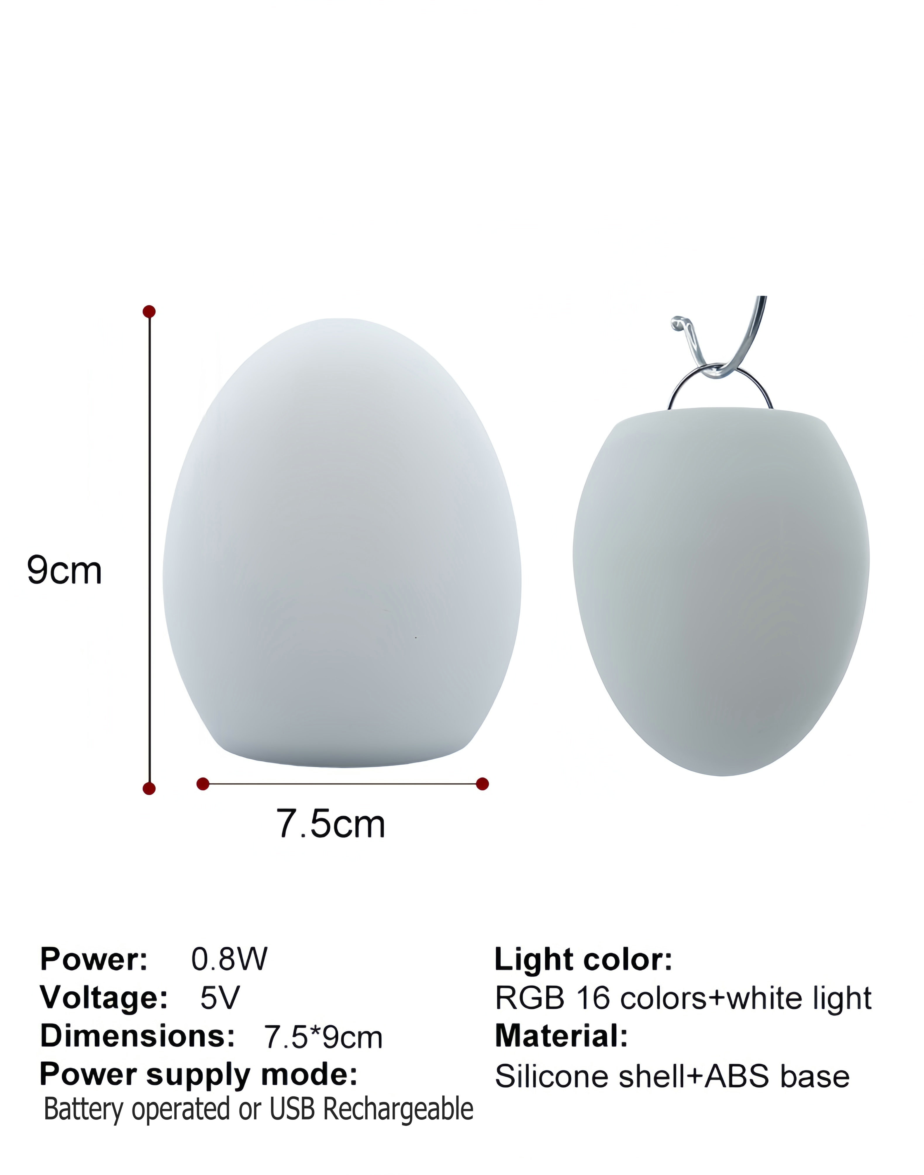 Baby Nursery Night Light LED E - Baby Nursery Egg Light ulasan dan harga