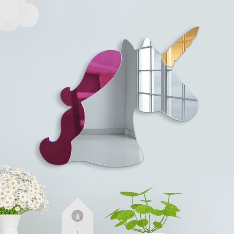 3D Acrylic Unicorn Wall Art Mi - Baby Nursery Themes Girl ulasan dan harga