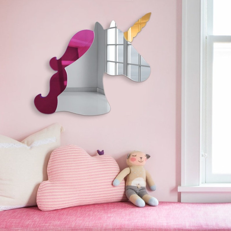 3D Acrylic Unicorn Wall Art Mi - Baby Nursery Themes Girl ulasan dan harga