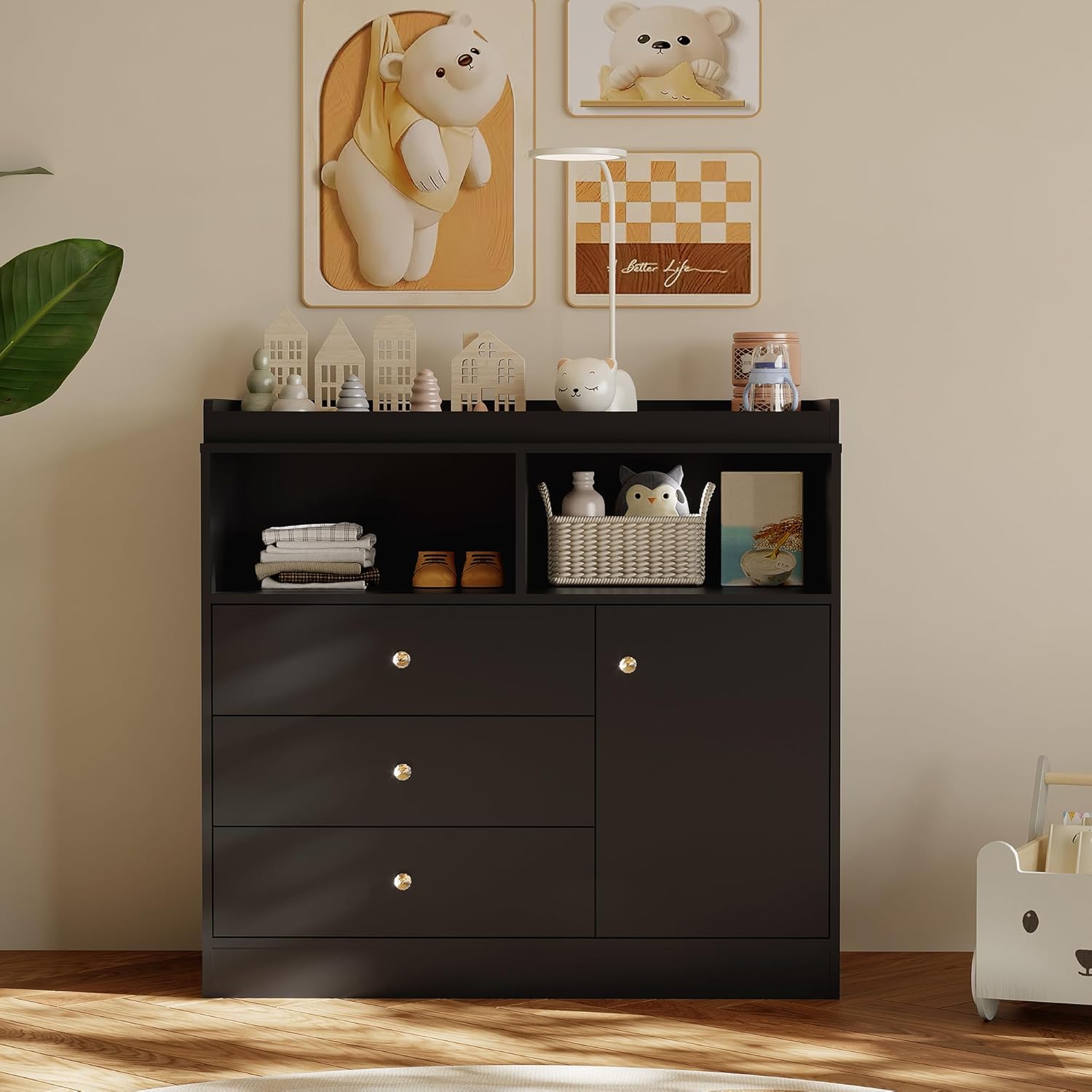 Nursery Dresser with Changing  - Baby Nursery Dresser Changing Table ulasan dan harga
