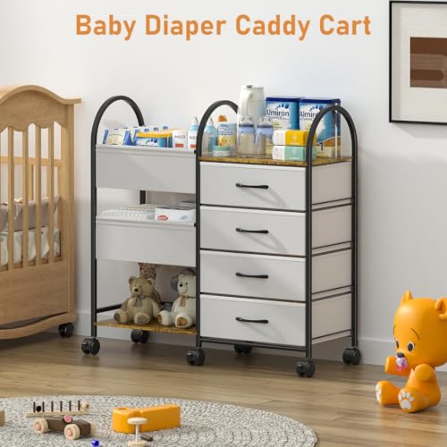 Baby Diaper Caddy Organizer Ca - Baby Nursery Storage ulasan dan harga