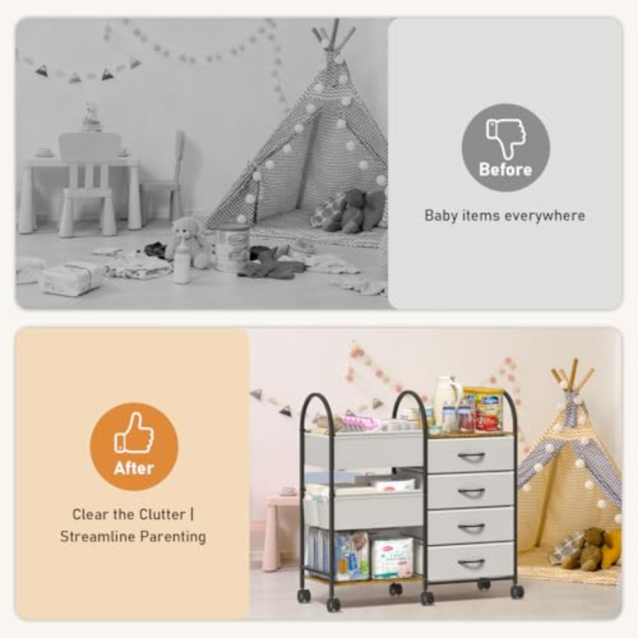 Baby Diaper Caddy Organizer Ca - Baby Nursery Storage ulasan dan harga