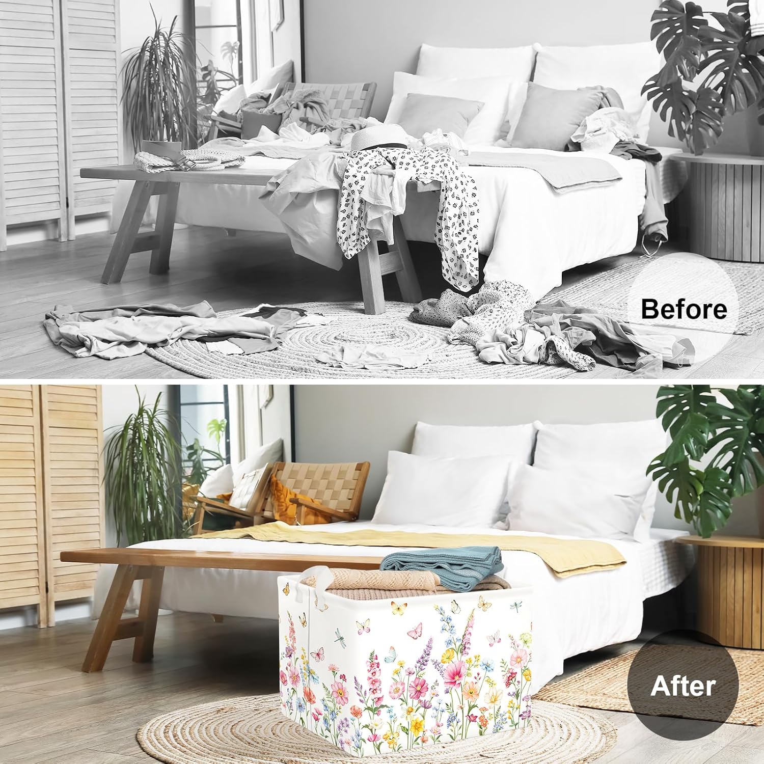 Clastyle Wildflower Baby Laund - Baby Nursery Laundry Basket ulasan dan harga