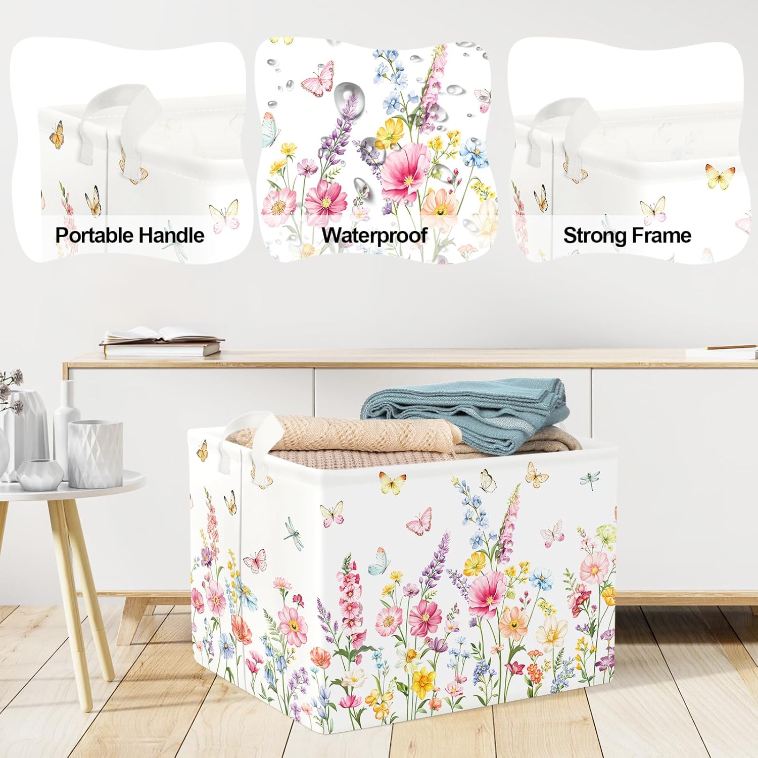 Clastyle Wildflower Baby Laund - Baby Nursery Laundry Basket ulasan dan harga