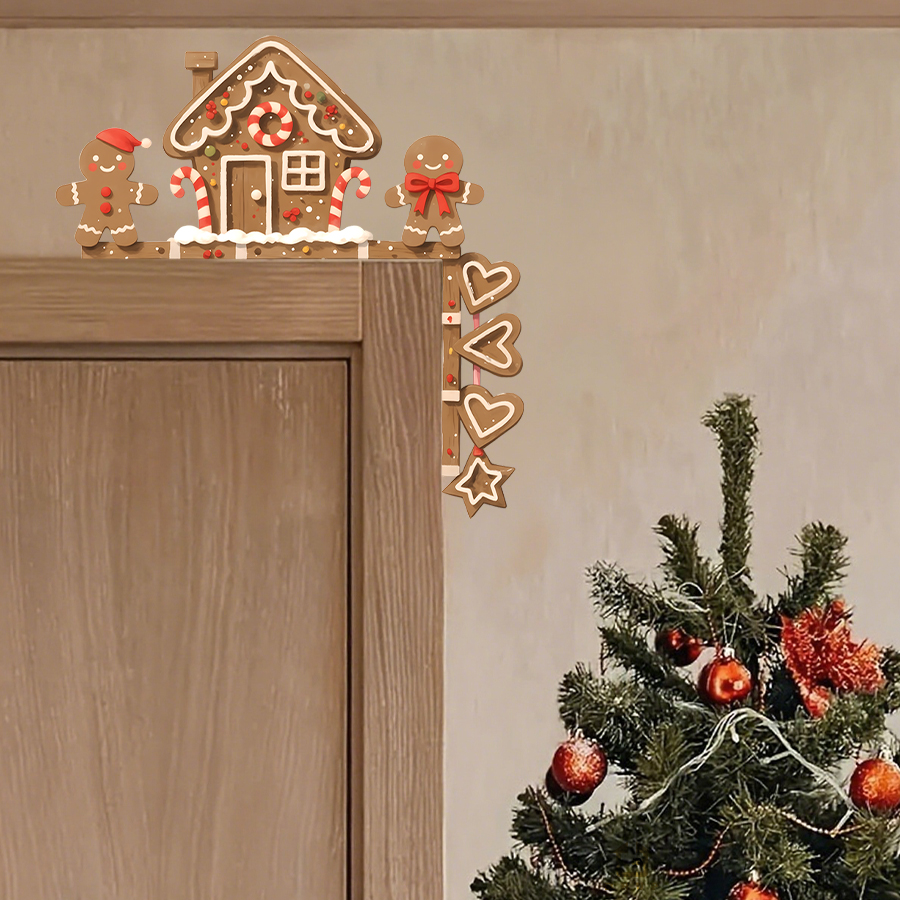 Gingerbread House & Man Christ - Baby Nursery Wall ulasan dan harga