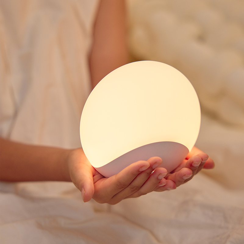 Baby Night Light with Stepless - Baby Nursery Egg Light ulasan dan harga