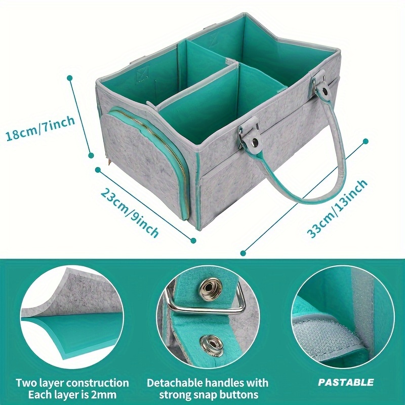 Baby Diaper Caddy Organizer fo - Baby Nursery Fabric ulasan dan harga