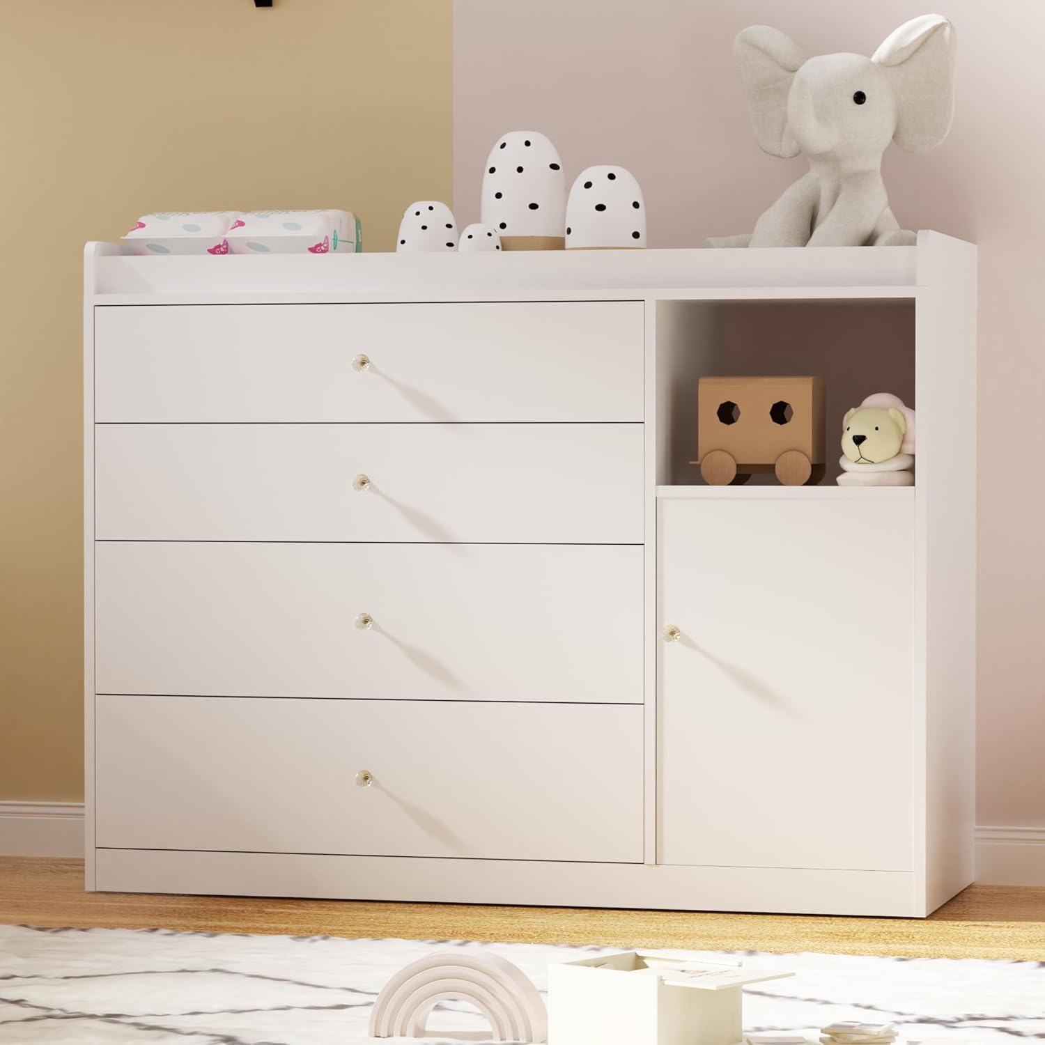 Baby Dresser Changing Table wi - Baby Nursery Dresser Changing Table ulasan dan harga