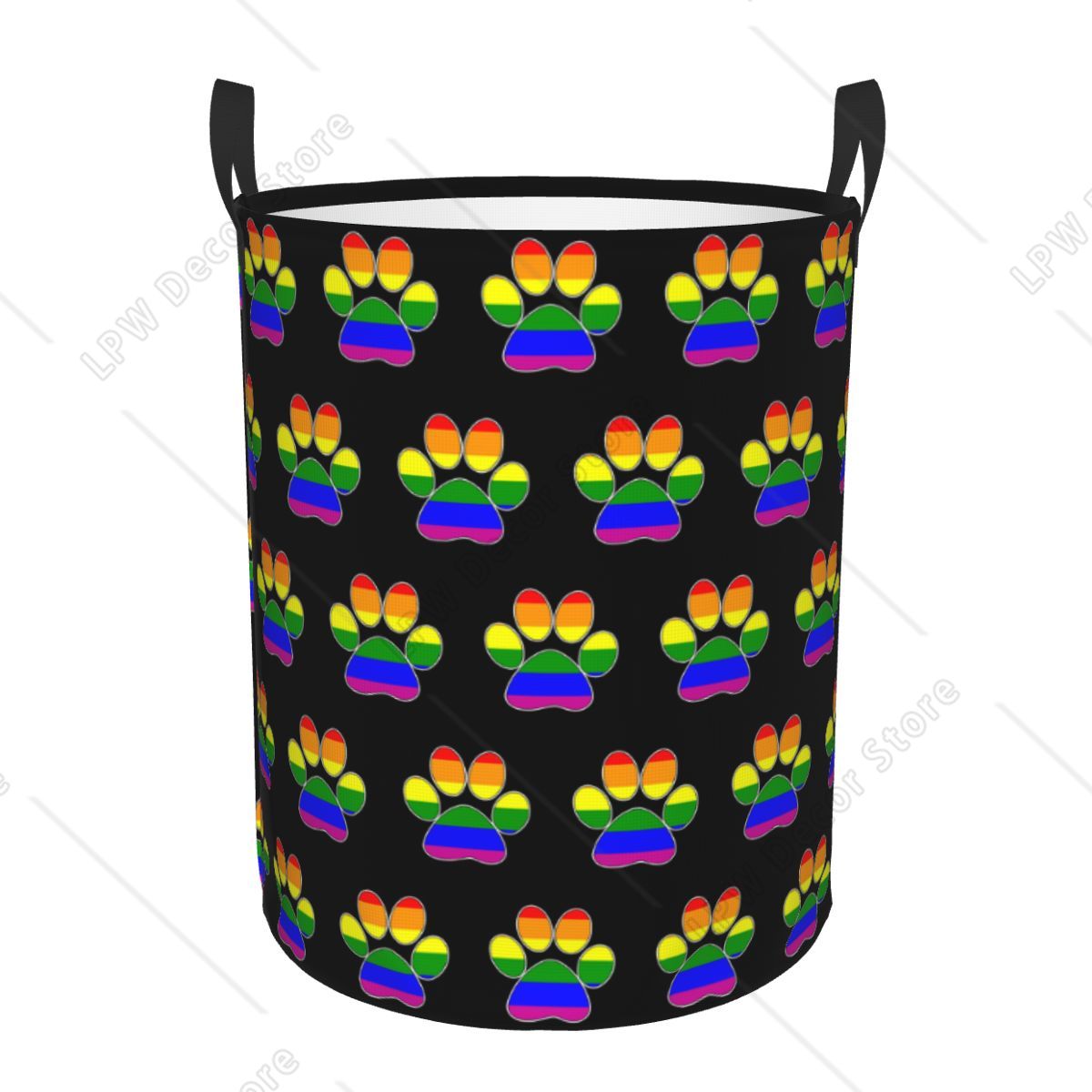 Custom LGBT Pride Gay Paw Laun - Baby Nursery Laundry Basket ulasan dan harga