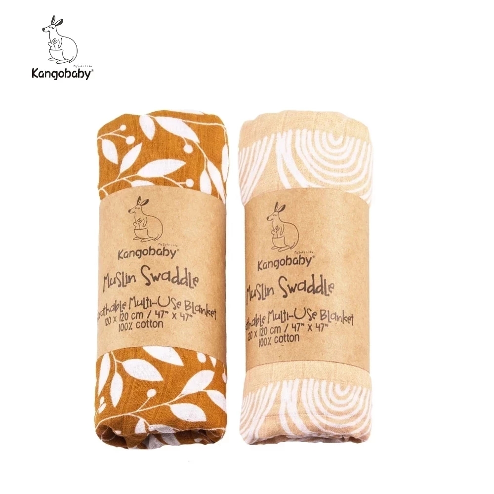 Kangobaby #My Soft Life# All S - Swaddle Blanket Muslin ulasan dan harga