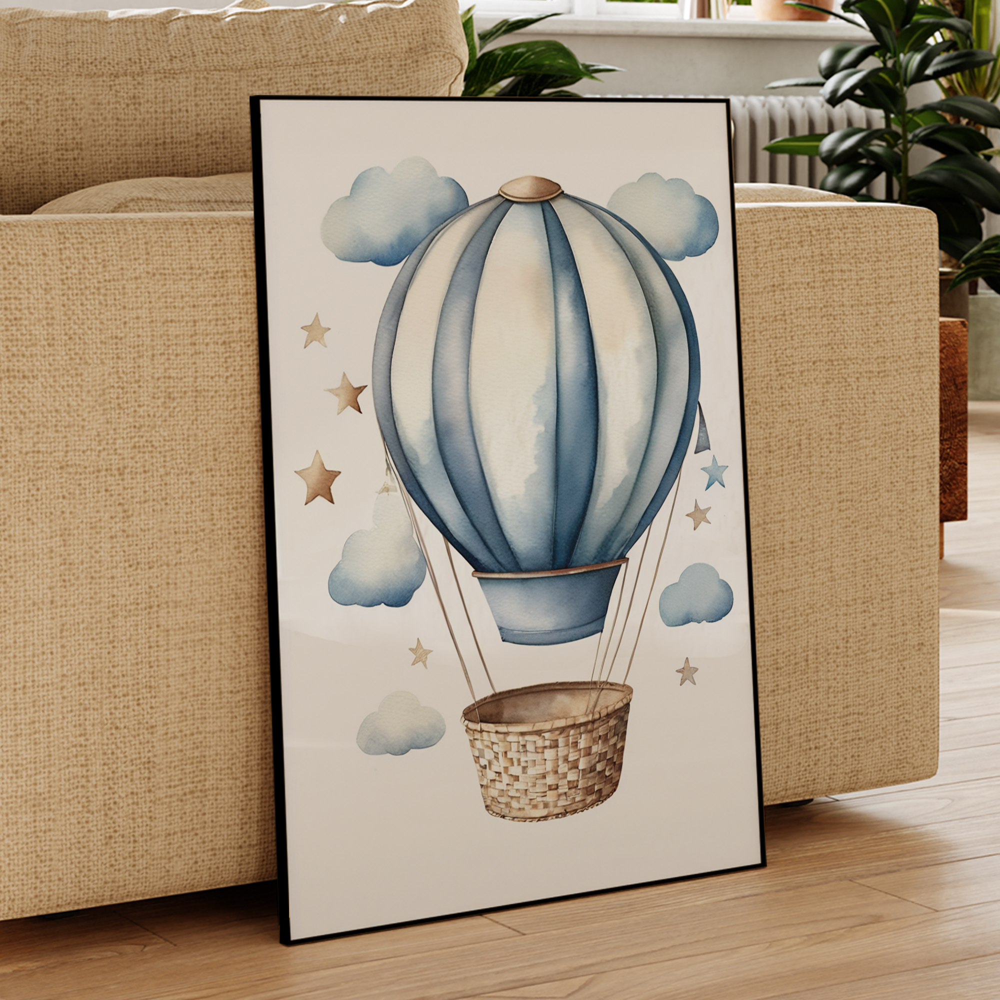 Cartoon Children Airplane Heli - Baby Nursery Wall Decor ulasan dan harga