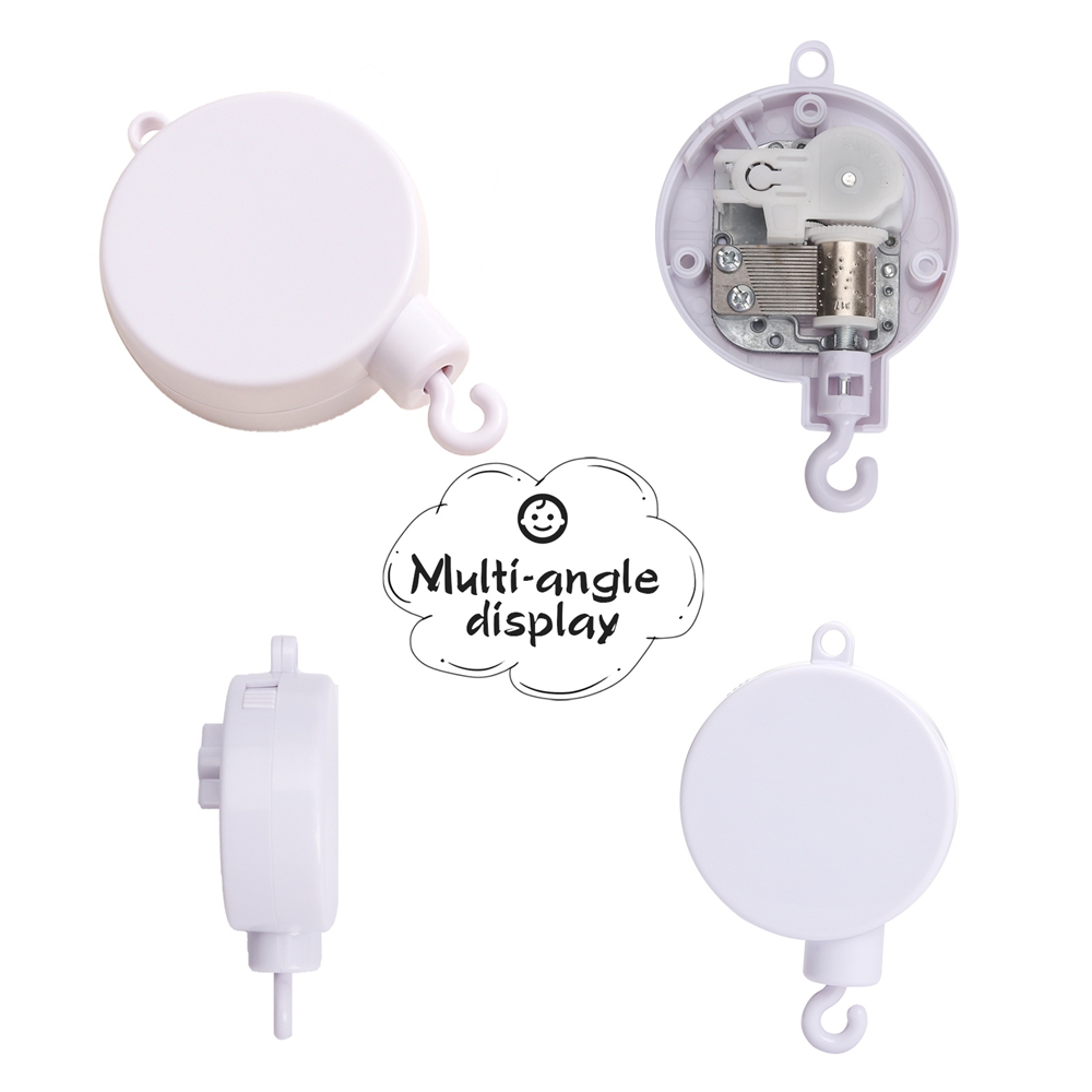 Crib Bell Rotary Music Box wit - Baby Nursery Song ulasan dan harga