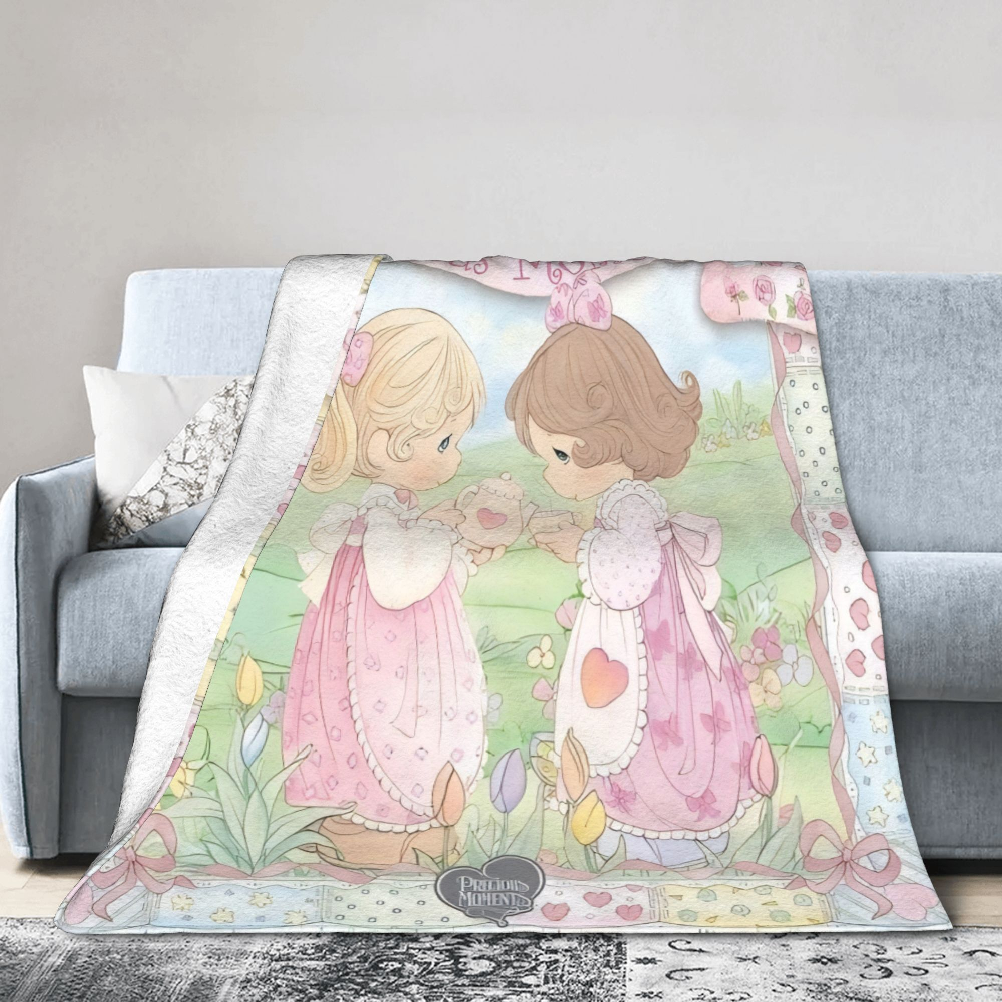 VIKAMA Vintage Precious Moment - Baby Nursery Fabric ulasan dan harga